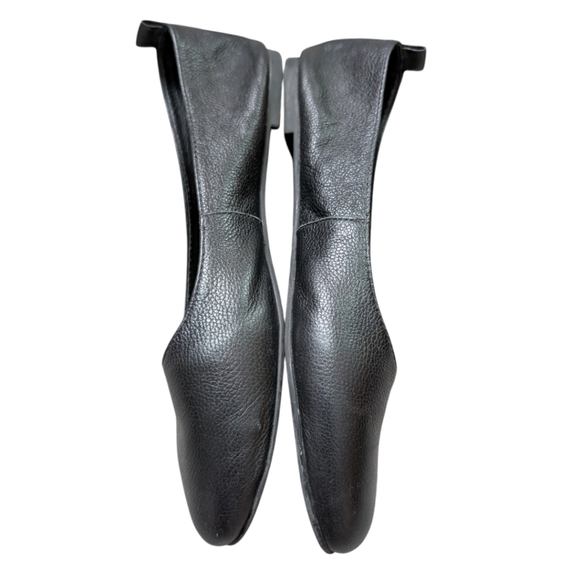 Steve Madden Ditra Ballet Flats Black Leather Slip-on Round Toe Women's size 6 - Picture 4 of 8